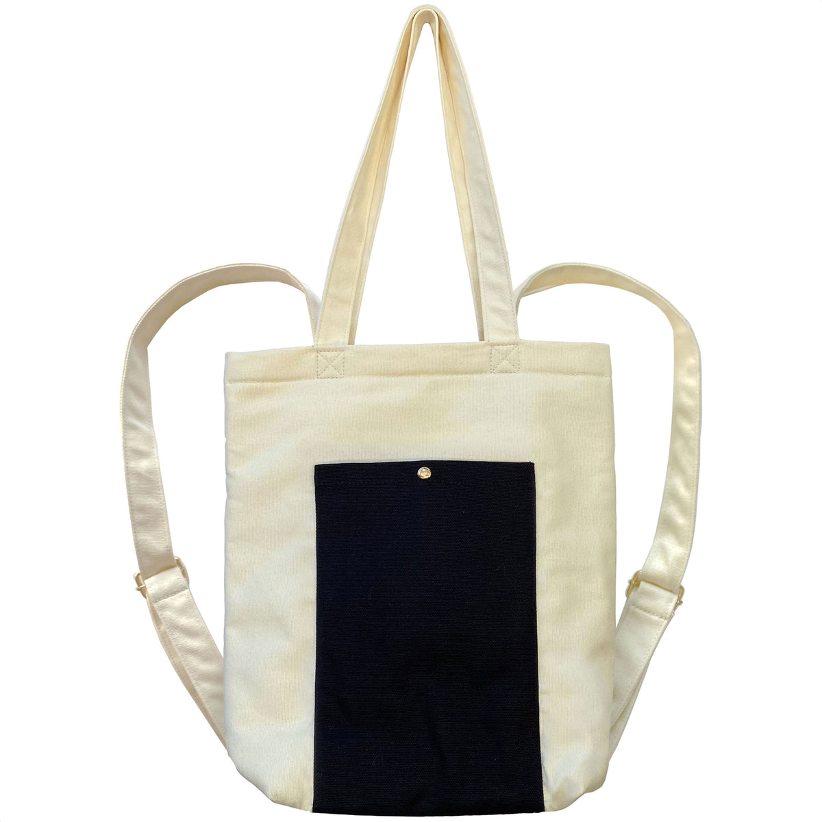 Canvas Tote Bag with Handles (Tan) – Kelamy