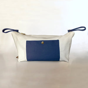 Canvas Toiletry Bag (Midnight Blue)