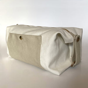 Canvas Toiletry Bag (Tan)
