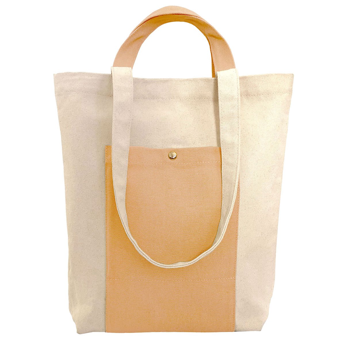 Canvas Tote Bag with Handles (Coral) – Kelamy